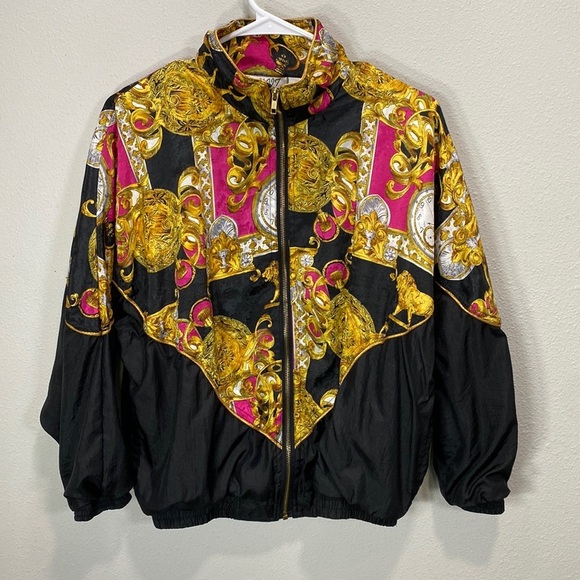 Vintage baroque jacket avait 80s‎ bright - Picture 1 of 7